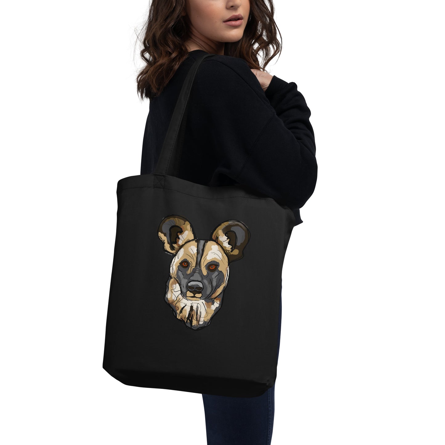 African Wild Dog Eco Tote Bag