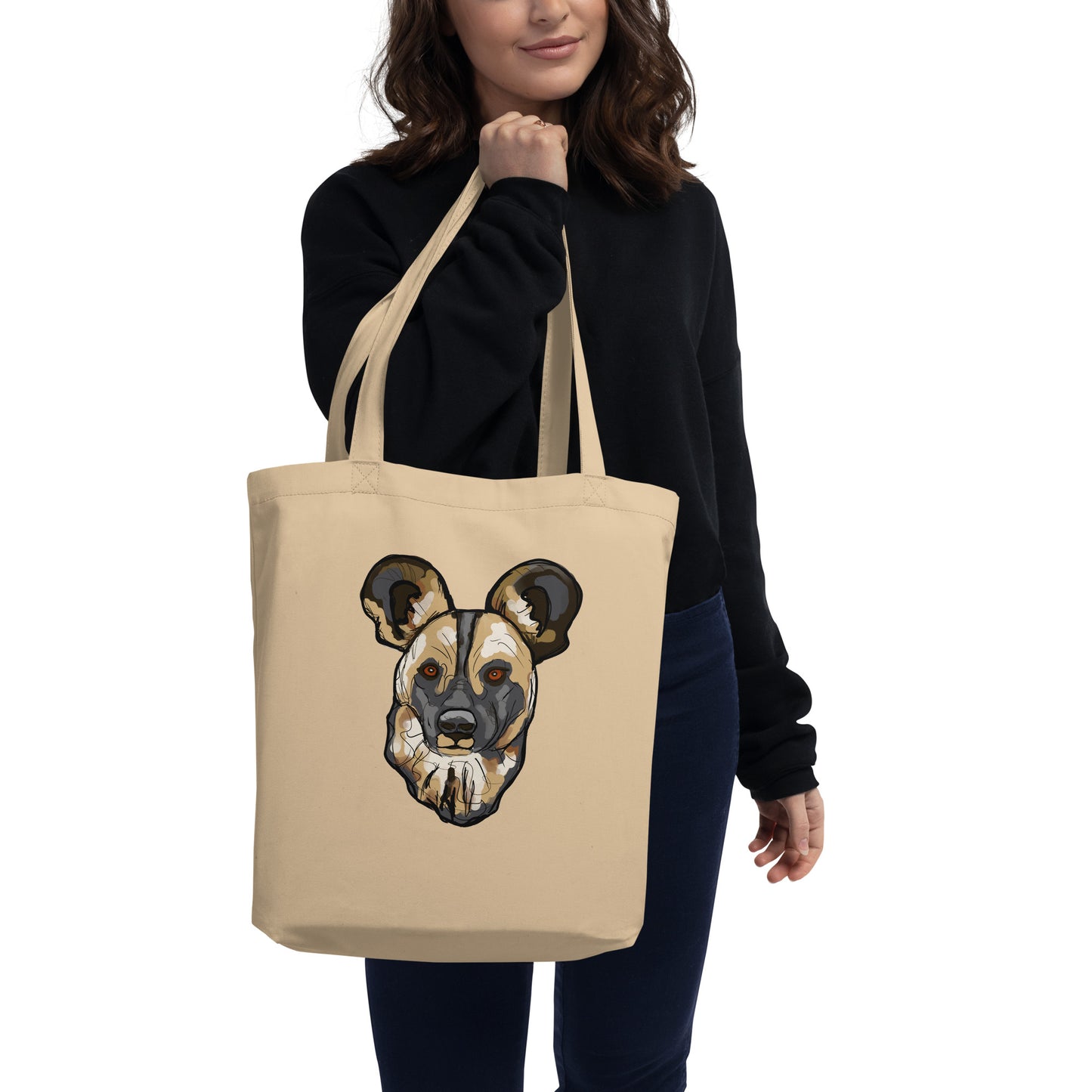African Wild Dog Eco Tote Bag