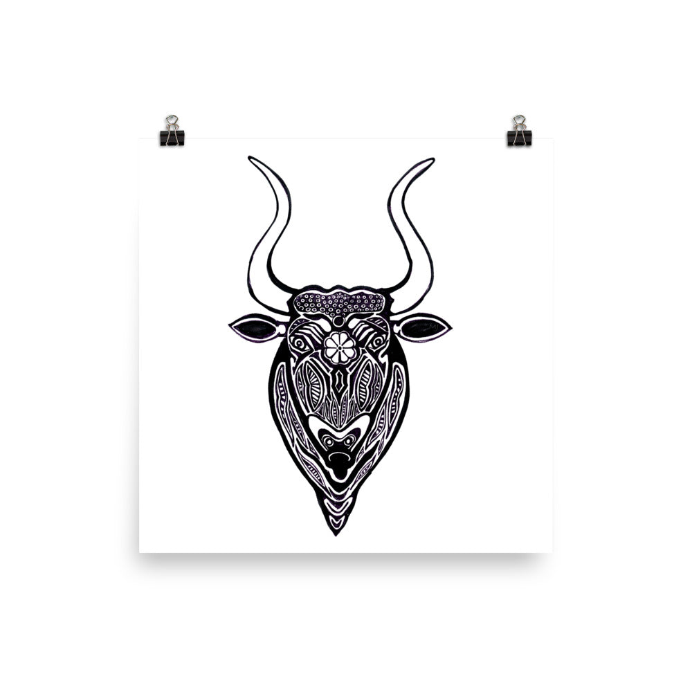 Minoan Bull Art Print