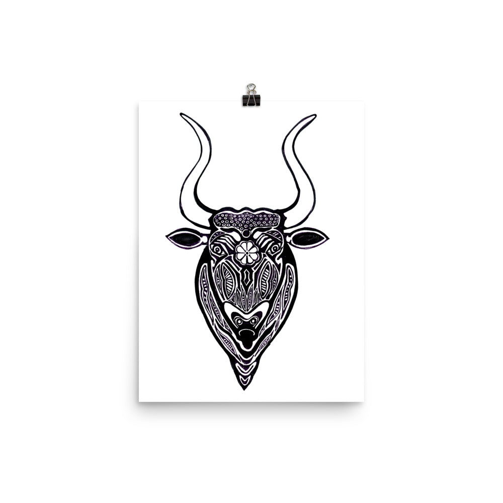 Minoan Bull Art Print