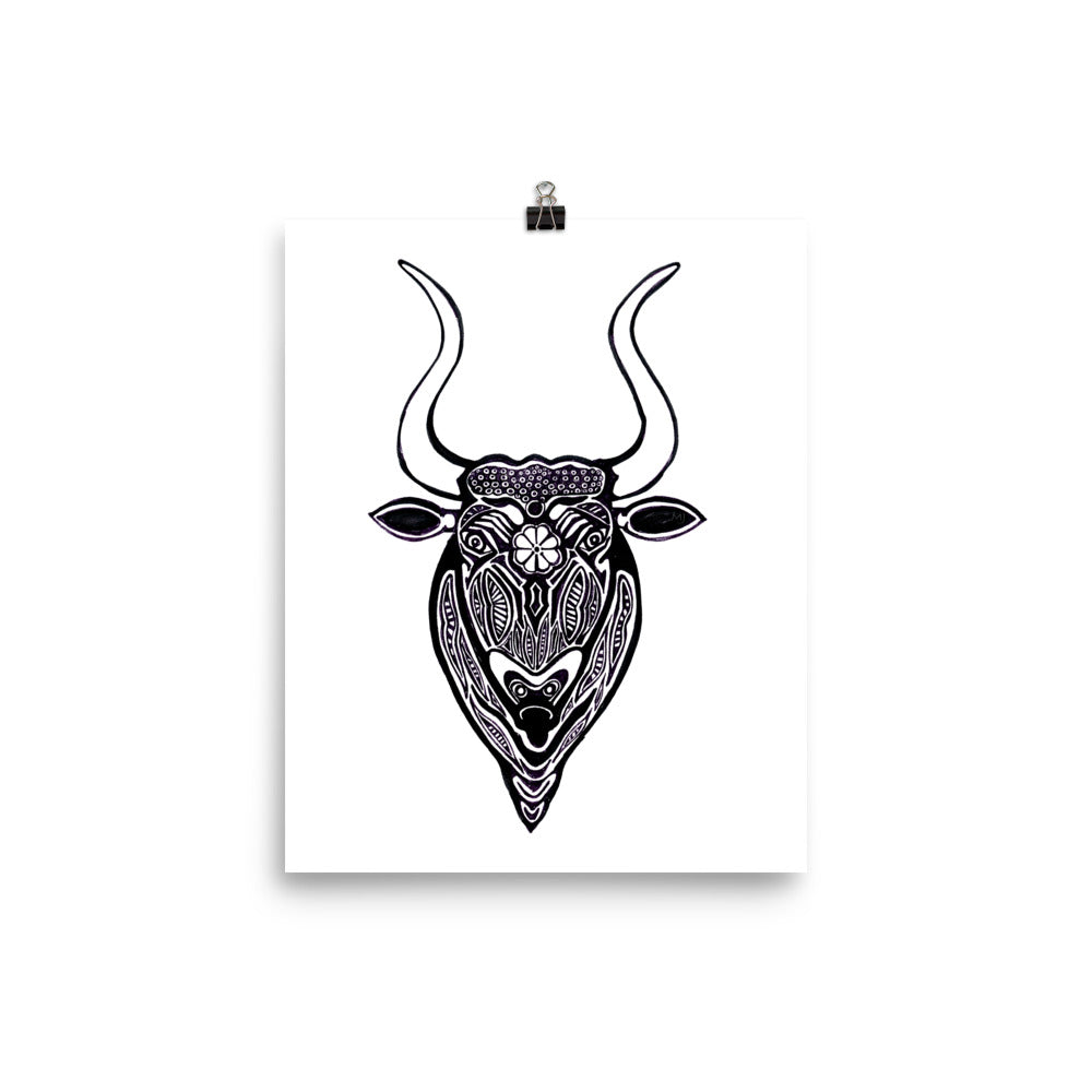 Minoan Bull Art Print