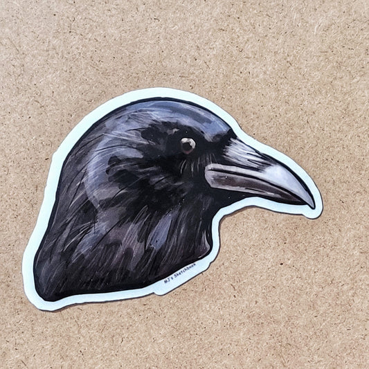 American Crow 3 inch sticker AMCR