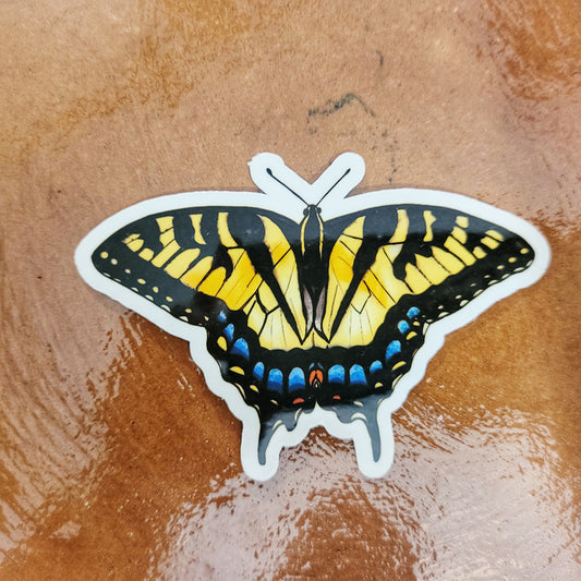Eastern Tiger Swallowtail 3 inch insect sticker