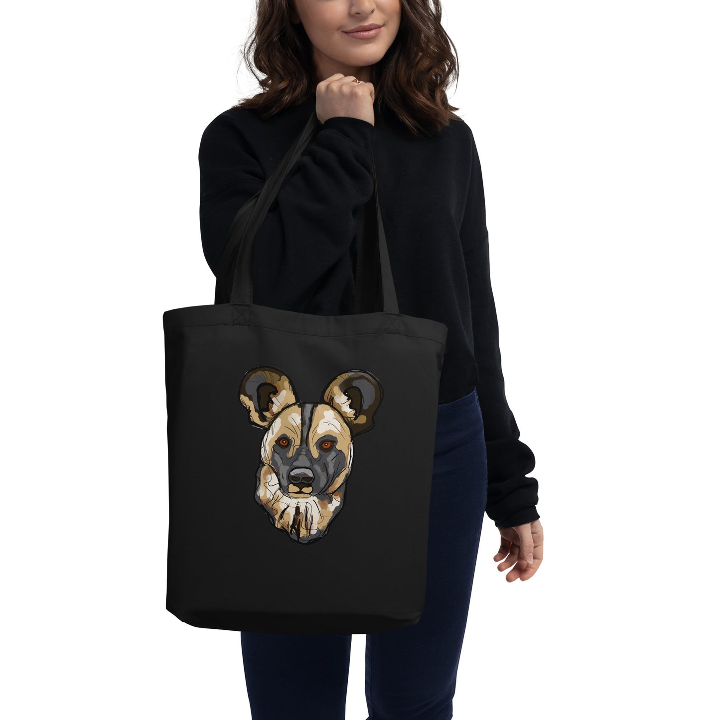 African Wild Dog Eco Tote Bag