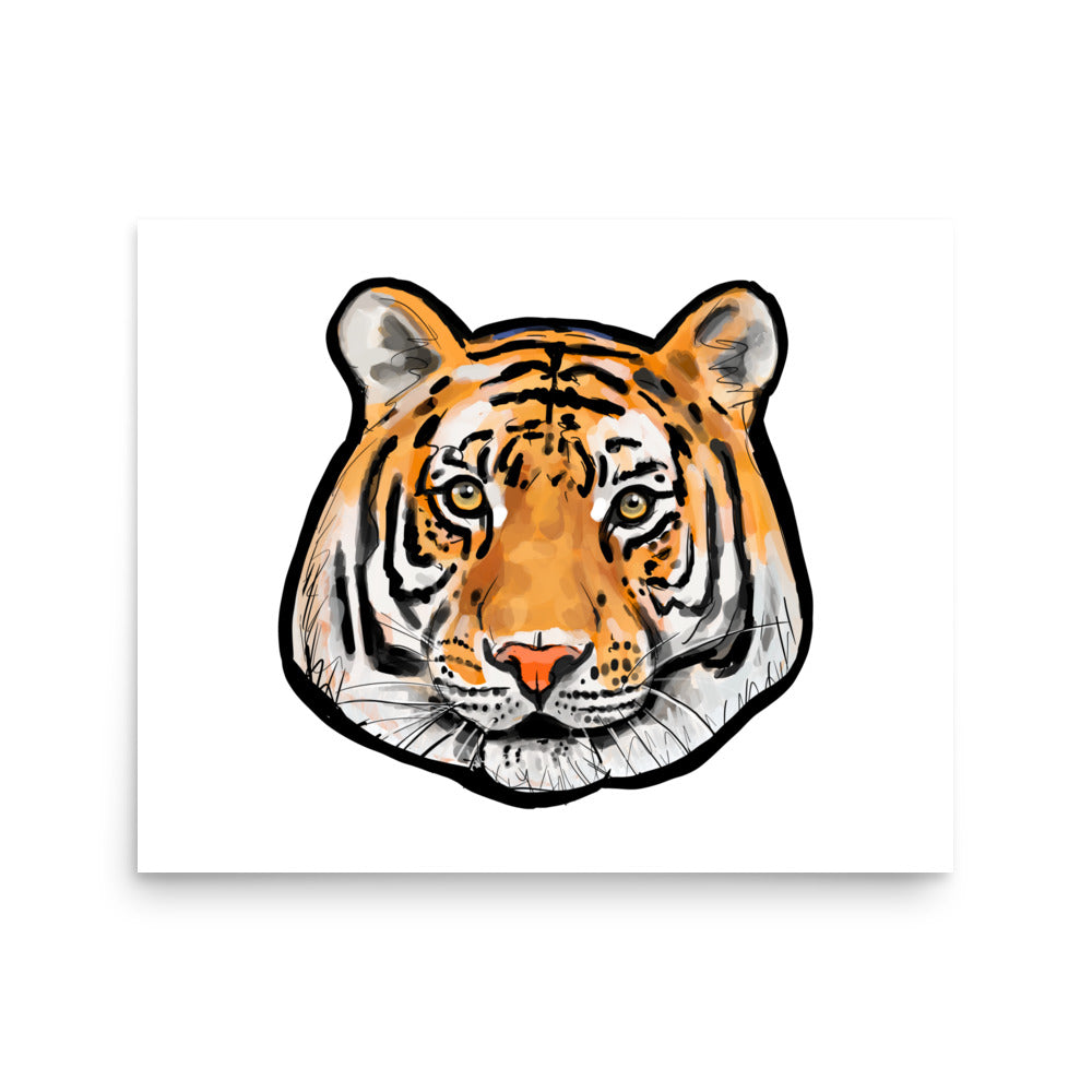 Bengal Tiger Animal Print Wildlife Art